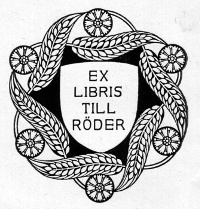 ExLibris für Till Röder, Größe: 70 mm x 65 mm, Text: -, keine weiteren Informationen vorhanden.