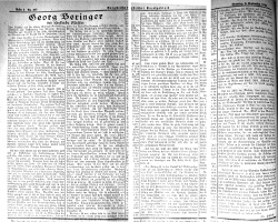 Artikel im Bergsträßer Anzeigeblatt anlässlich der Gestaltung des Wormser Doms (08.09.1925)