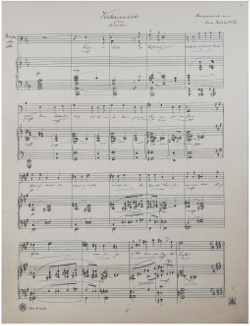 Drei Lieder nach Mörike-Texten (Bariton oder Alt) (undatiert), Werk von Max Kirchbach; Nachlass Max Kirchbach (1872 - 1927), Faksimile, PDF, 9 Seite.