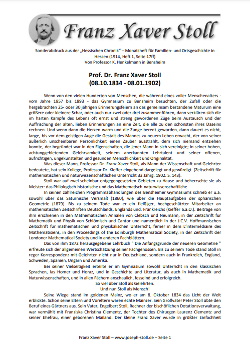 Henkelmann, K. (1914): Professor Dr. Franz Xaver Stoll, Sonderabdruck aus der Hessischen Chronik - Monatsheft für Familien- und Orstgeschichte, Heft 1, Seite 17ff.